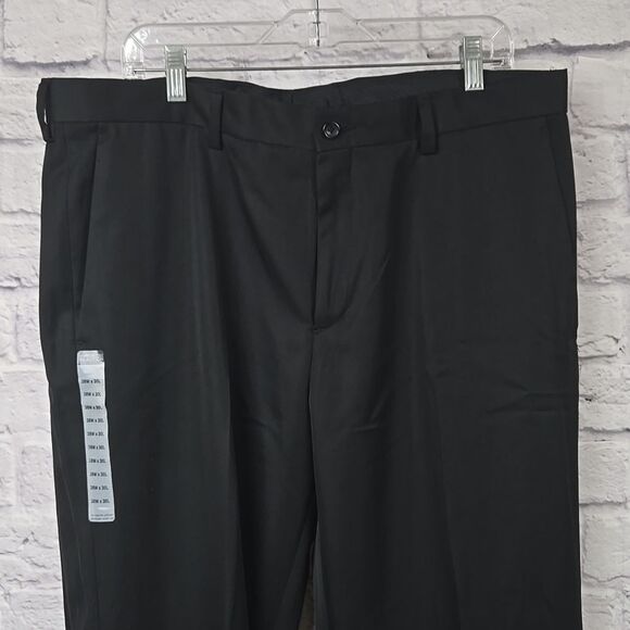 Kenneth Cole Reaction 38x30 Men's Dress Pants Black Slacks Uniform Trousers NWT - Picture 10 of 12